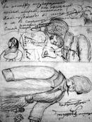 A sheet of sketches by M. S.…