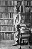 Mykhajlo Hrushevsky in his study.…