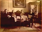 Михаил Грушевский с семьей. Вена, 1922…
